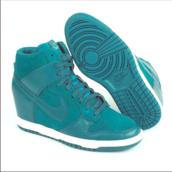 Nike Shoes - Teal Nike Ski Dunk Wedge Sneakers Nike Shoes - Teal Nike Ski Dunk Wedge Sneakers